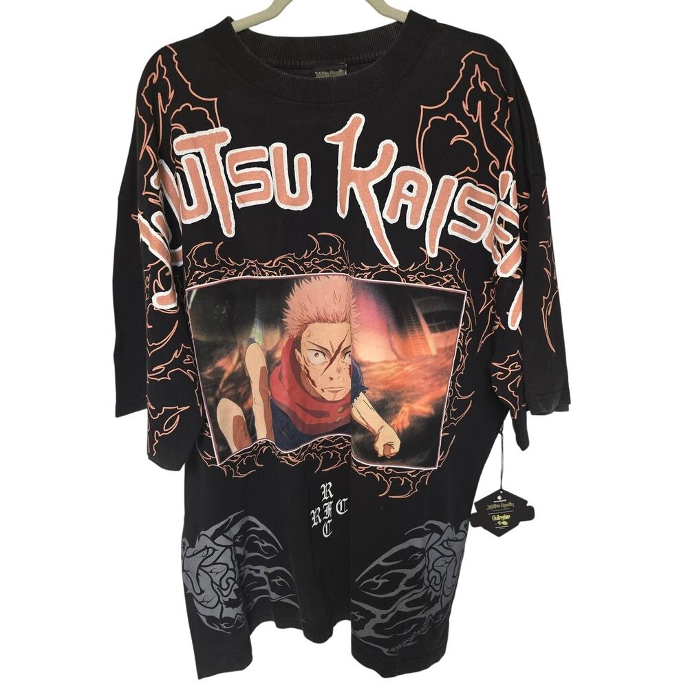 Civil Regime x Jujutsu Kaisen Wrath of Itadori 199X Shirt 2XL XXL NWT NEW